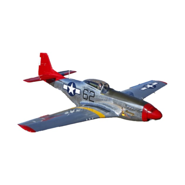 P-51 Mustang Red Tail by Squatch