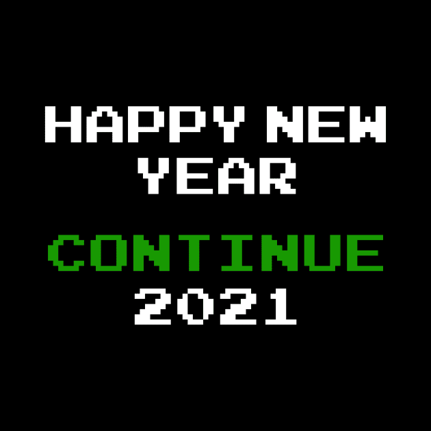 Happy New Year 2021 - Retro Gaming -New Years Eve by Bazzar Designs