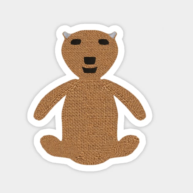 The Letter Teddy Tee Teddy Bear Magnet TeePublic