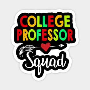 College Professor Squad Teacher Back To School Magnet