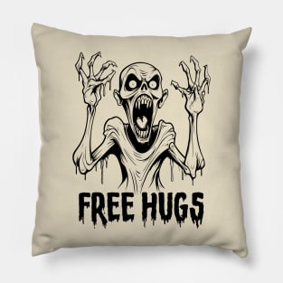 Free hugs Zombie Pillow