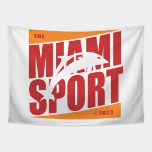 Vintage - The Miami Sport 2023 - Dolphin football Tapestry