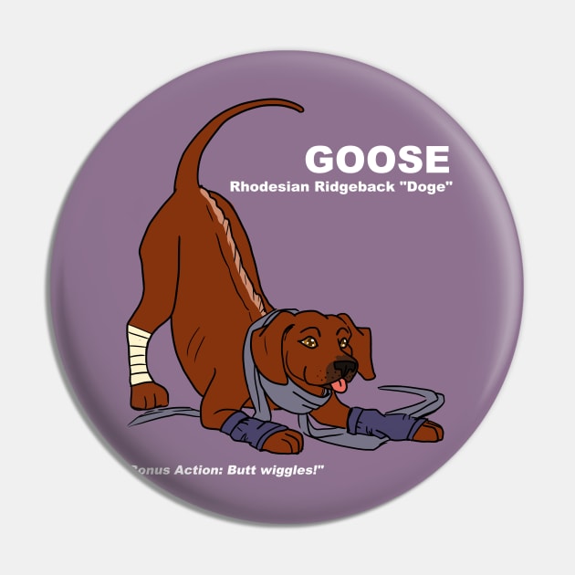 Rhodesian Ridgeback Rogue Pin by DivineandConquer