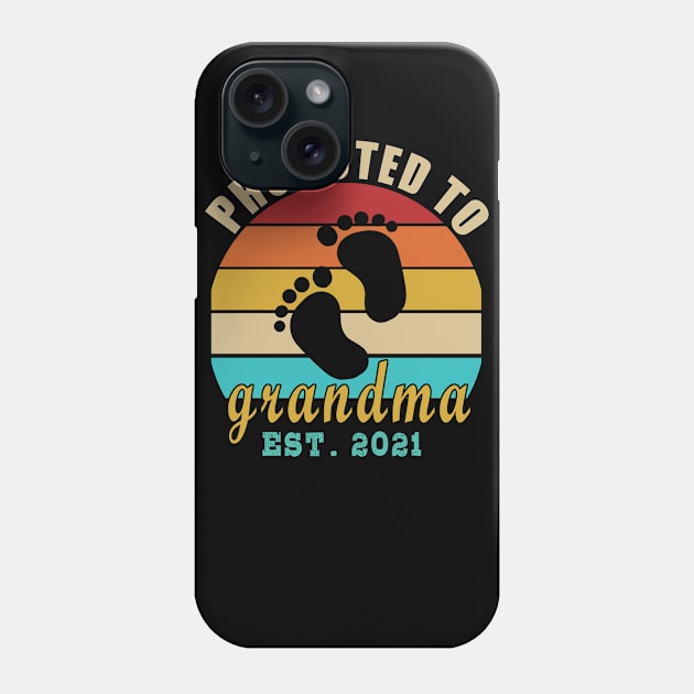 promoted to grandma 2021 Phone Case by DESIGNSDREAM