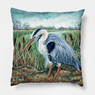 Spirit of Heron Pillow