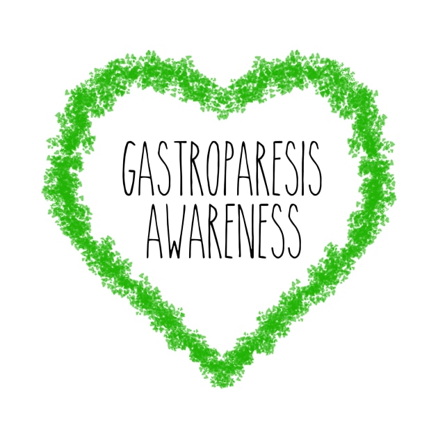 Gastroparesis Awareness Heart Support by MerchAndrey