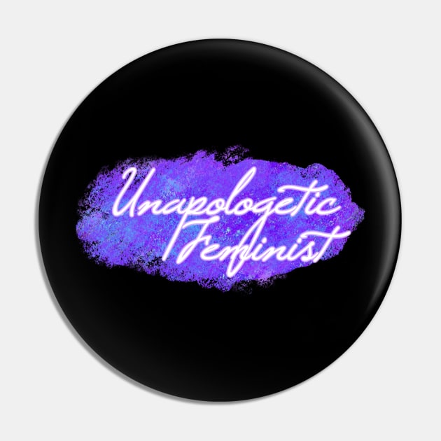 Unapologetic Feminist Pin by RachelZizmann