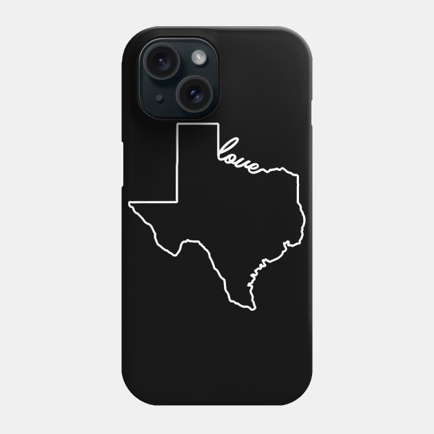 I love Texas Phone Case by Mila46