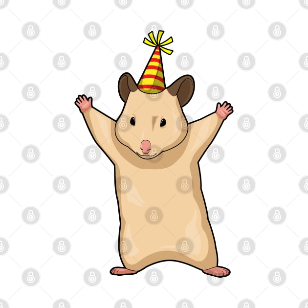 Hamster Party Party hat by Markus Schnabel