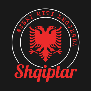 Albania Njeri Miti Legjenda - Shqiptar Sqip T-Shirt