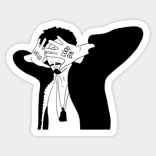 Klaus Hello Goodbye The Umbrella Academy Sticker Teepublic Uk