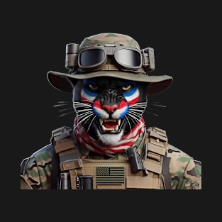 Patriot Panther by focusln T-Shirt