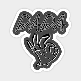 Papa Father Perfection Hand Sign Magnet