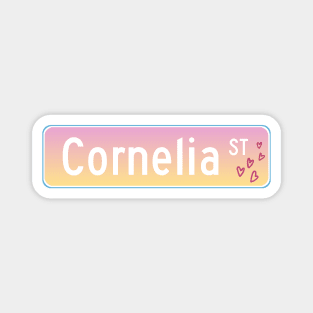 Cornelia St Sign Magnet