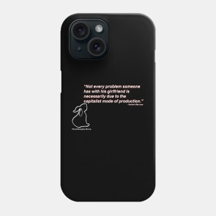 Philosophy Bunny Phone Case