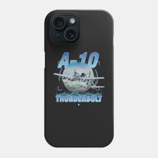 A10 Thunderbolt Close Air Support  Airforce Pilot Gift Modern Warbird Phone Case