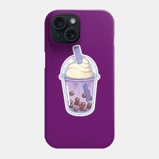 Cute Purple Aesthetic Bubble tea Phone Case