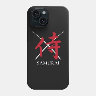 Samurai V - Samurai Warrior - Katana Swords - Samurai Kanji - Japanese Phone Case