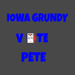 Iowa Grundy votes Pete Buttigieg T-Shirt