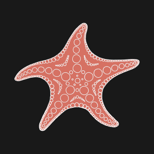 Starfish (white/coral) T-Shirt