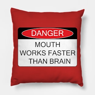 Danger Mouth works faster Pillow