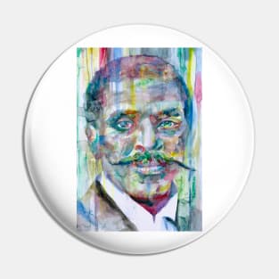 GEORGE WASHINGTON CARVER watercolor portrait Pin