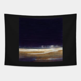 Night Beach landscape Ocean Tapestry