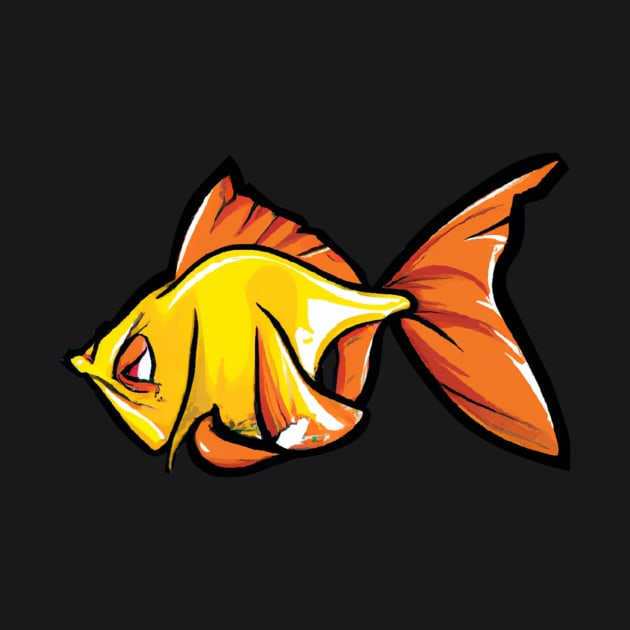 Gold Fish by skeyturtle