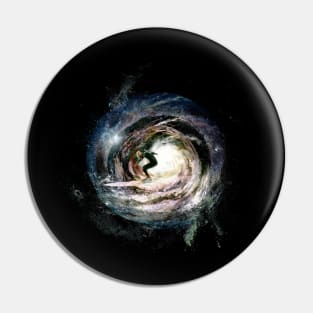 Galaxy surfer Pin