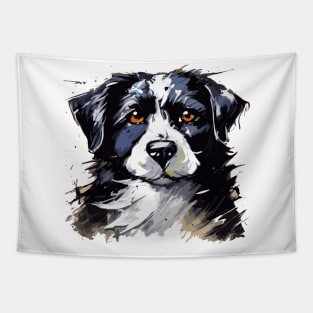 abstract dog Tapestry