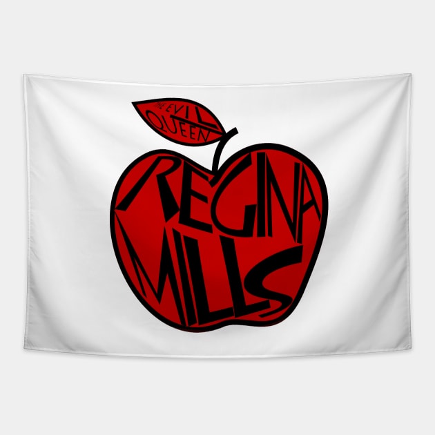 Regina Mills apple Tapestry by cristinaandmer