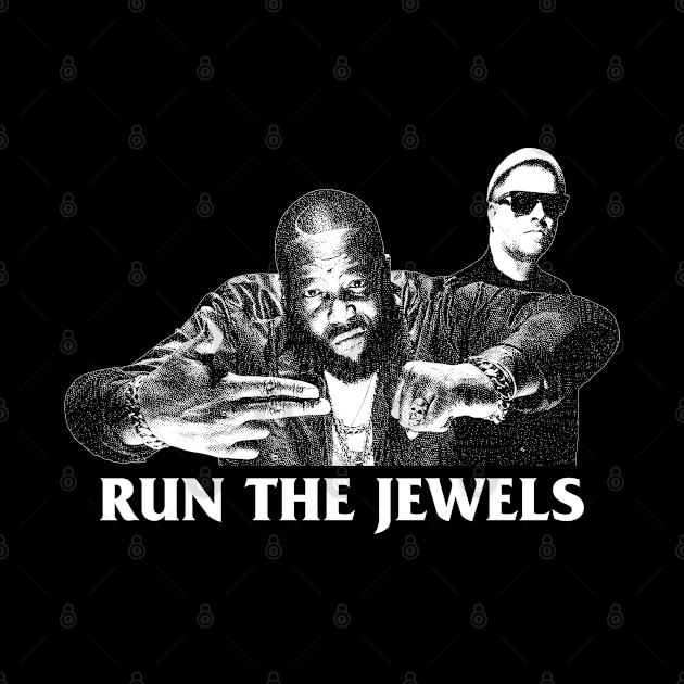 Run The Jewels - Engraving Style by Chase Merch