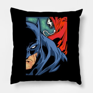 Bat vs spawn Pillow