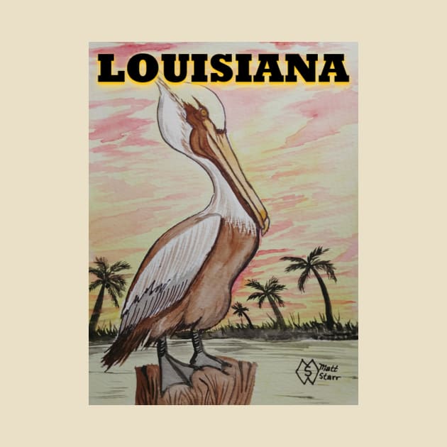 Louisiana Pelican by Matt Starr Fine Art