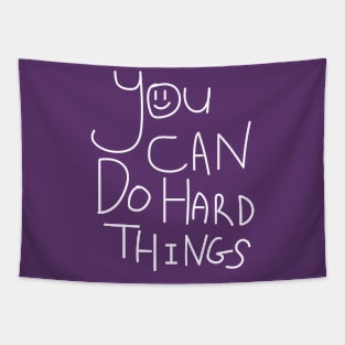 You Can Do Hard Things Tapestry