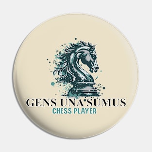 Chess Player 001 Pin