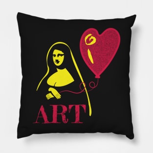 I Love ART Pillow