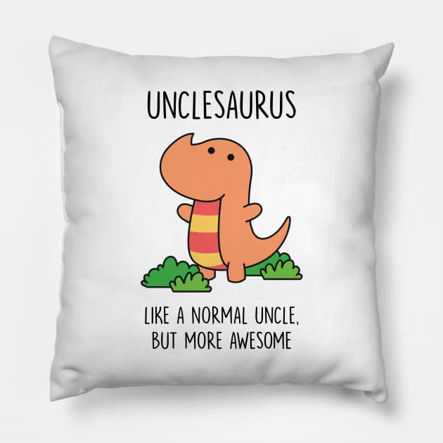 Unclesaurus Pillow by redbarron