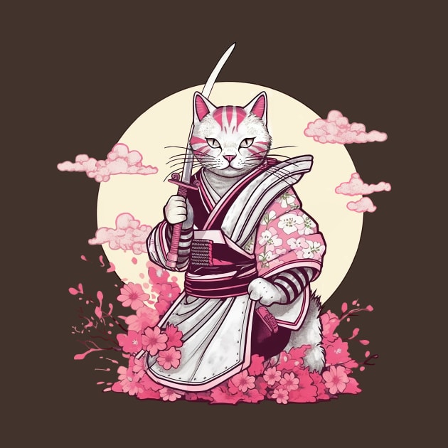 Samurai Cat by julieviens