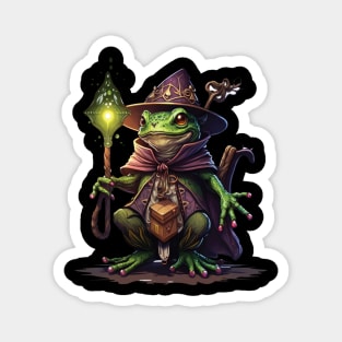 frog wizard Magnet