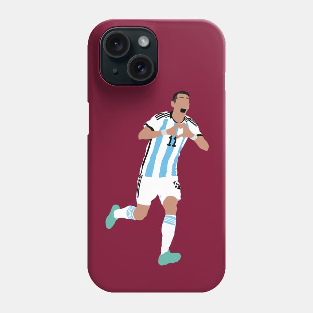 Angel Di Maria, Argentina vs France WC Final 2022 Phone Case by Jackshun