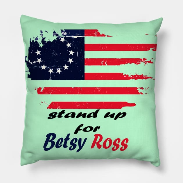 betsy ross Pillow by Bnjaminstore