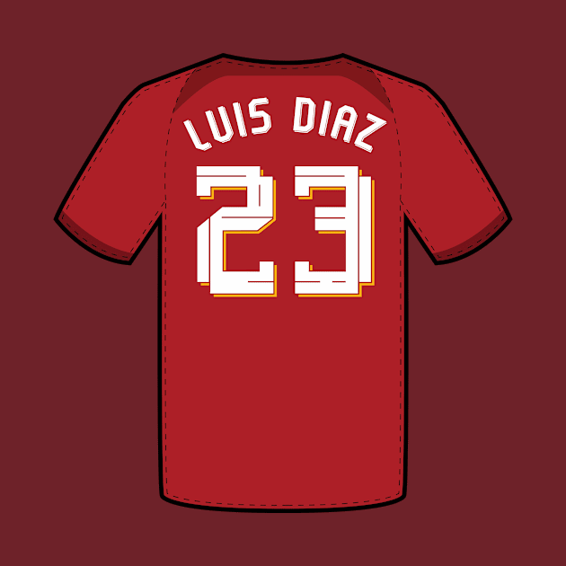 Luis Diaz jersey by FootballFanatic