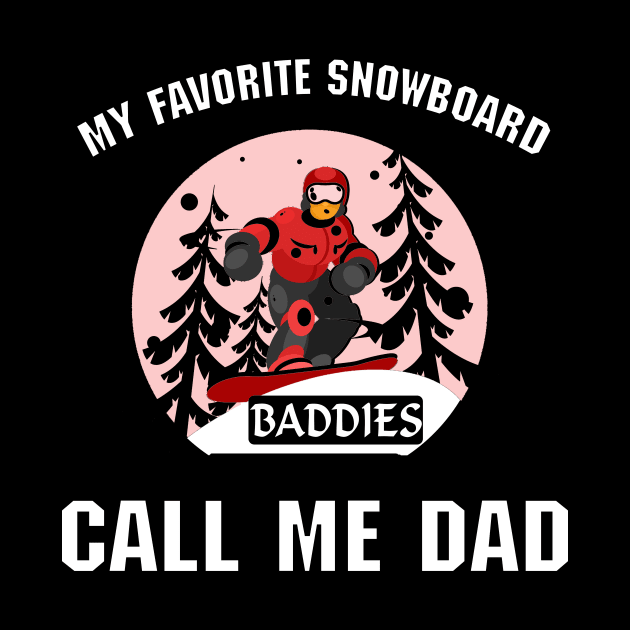 My Favorite Snowboard Buddies Call me Dad by khalid12