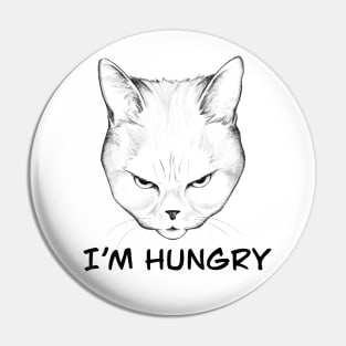 hungry cat Pin