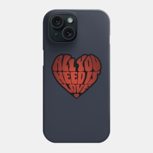 All You Need Is Love Groovy Phone Case