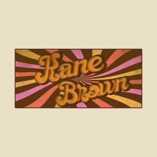 Groovy and Retro Kane Brown T-Shirt