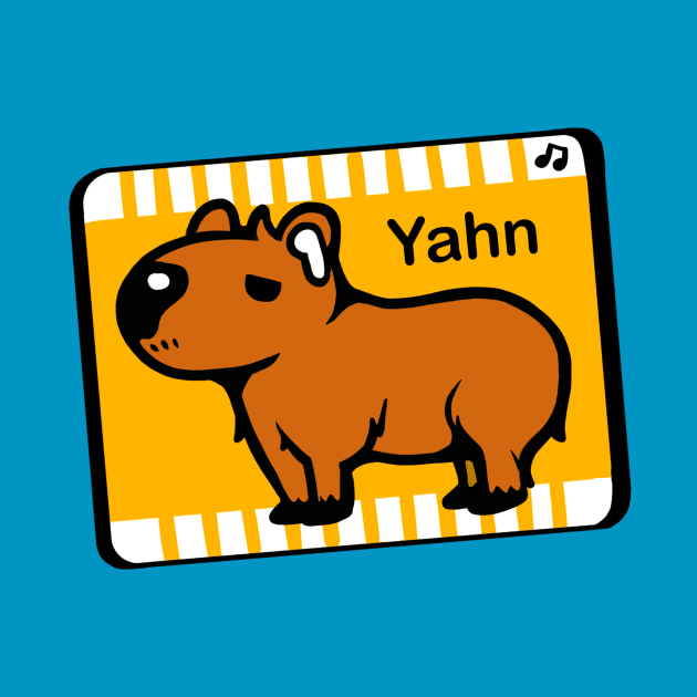 Yahn the Capybara by JovialNightz