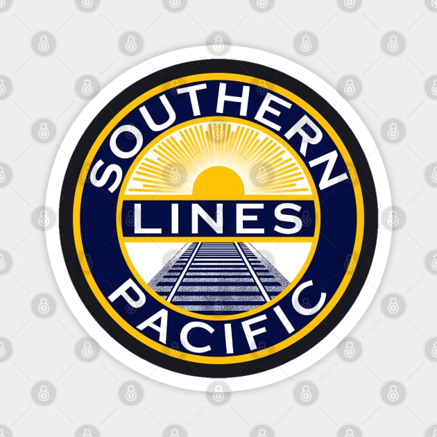 Southern Pacific Lines Magnet by The Lamante Quote