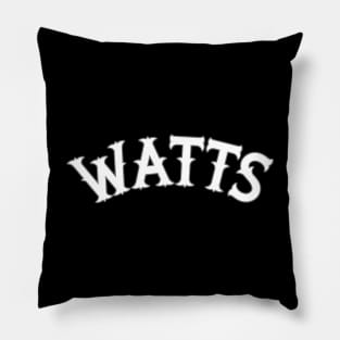 WATTS ))(( South Central Los Angeles California Pillow